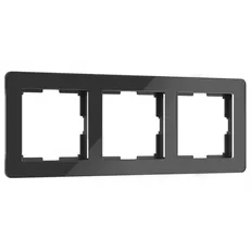 Изображение Рамка на 3 поста Acrylic (черный) W0032708