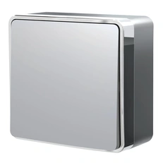 Изображение Выключатель одноклавишный проходной Gallant (серебряный) W5012006